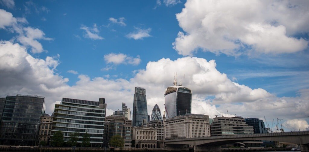 This image shows City of London from the South Side