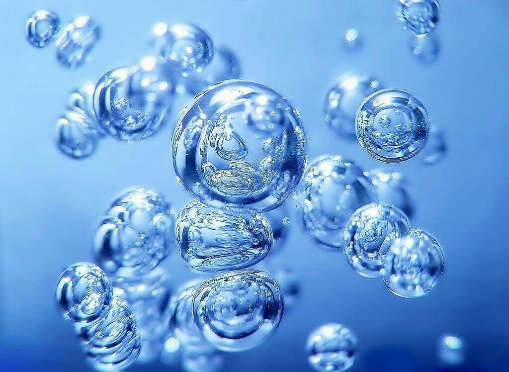 Image shows ozonated water bubbles.